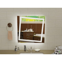 Зеркало в ванную комнату с подсветкой Торино 90х90 см