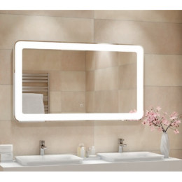 Зеркало для ванной с подсветкой Милан 80х60 см